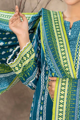 NUW3050 Digital Printed Khaddar Suit - 3 Piece